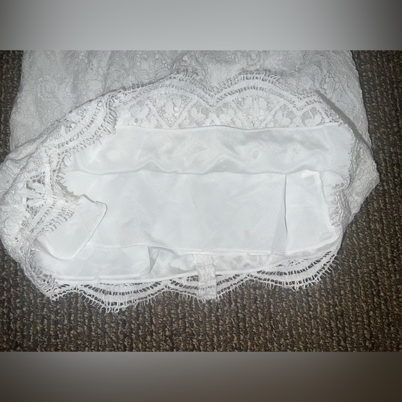 Lilly Pulitzer White Diamond Lace Meryl 3/4 Sleeves - Bridal, Resort, Engagement - Picture 13 of 14